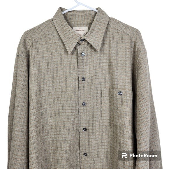 Ermenegildo Zegna Mens Long Sleeve Wool Blend Button Down Shirt Size XL - Picture 3 of 7